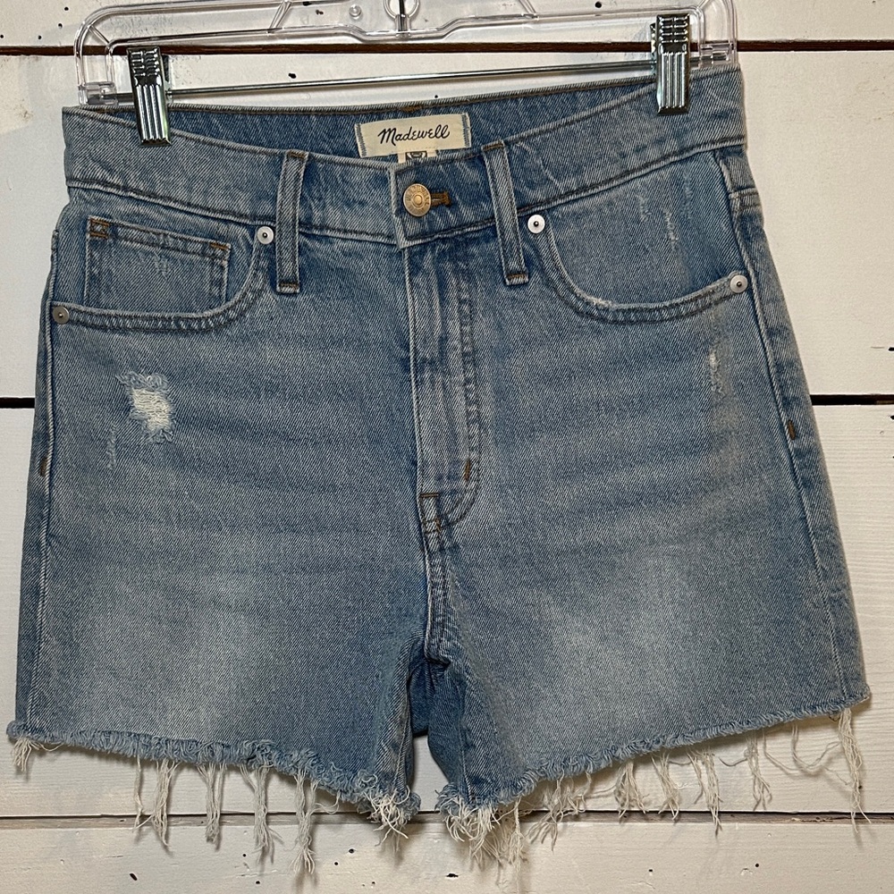 Madewell High Rise Denim Shorts Size 26